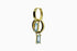 Ameya अमेय | Blauer Topas | Hoop | 18K Vermeil Vergoldung